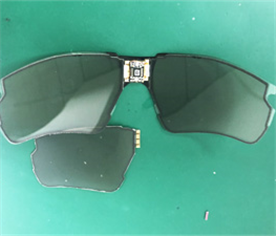 Smart glasses binding example (ACF process)